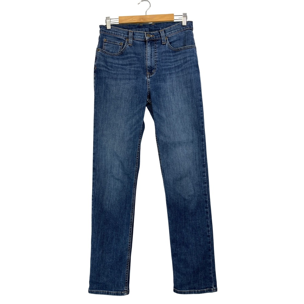 LL Bean Mens Classic Fit BeanFlex Jeans 30x32 Blue Denim Cotton Blend